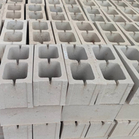 Concrete hollow blocks produced by block making machine 01